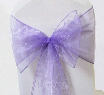 Organza Chair bows